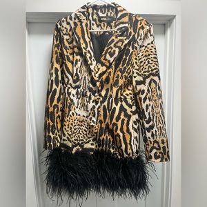 Amarre blazer dress - Black/Combo